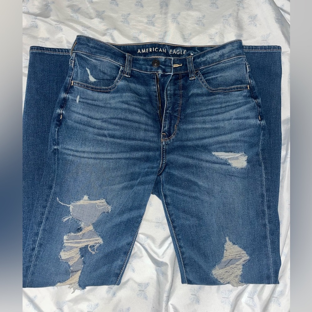 American Eagle Ripped Skinny Jeans